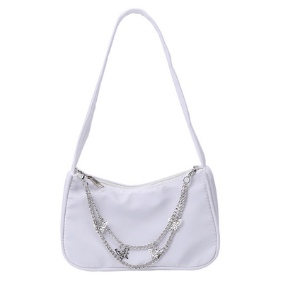 Alkalmi női hónaljtáska, egyszínű pillangólánc, napi utazás, kis hobos kézitáskák erszényes nőknek, 2022