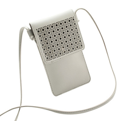 Τσάντα κινητού τηλεφώνου Cross Body Οθόνη αφής Καθαρό παράθυρο Μίνι πορτοφόλι Θήκη τσάντας κινητού τηλεφώνου DIN889