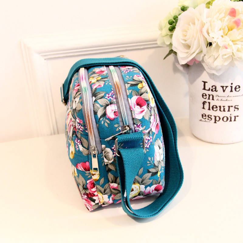 2023. aasta naiste lõuendist kotid õla diagonaaliga väike ruudukujuline käekott Multifunktsionaalne kuum müük, suure mahutavusega nailonist põikkott