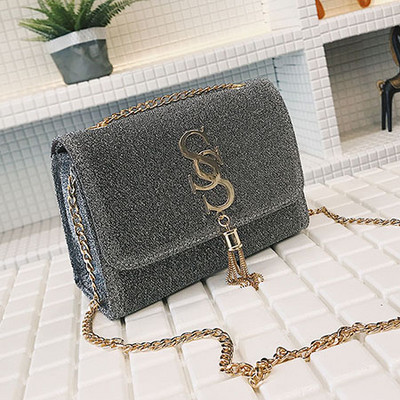 Luxus kis flitteres csappantyús táska, divatos bojt lánc női parti kézitáska pénztárca futártáskák tervező Bolso Mujer