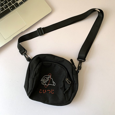 Mini naiste kott Canvas Crossbody Väikesed kotid naistele Riidest mobiiltelefonide õlakotid naistele Naiste rahakott Telefonikott Käekotid