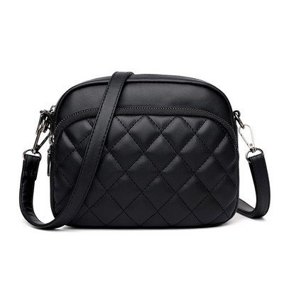 Diamond Lattice naiste õlakott Täisvärviline PU-nahast Crossbody kott Moebrändi käekott ja rahakotid Mobiiltelefoni kott