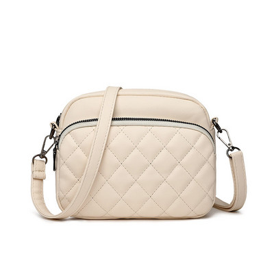 Diamond Lattice naiste õlakott Täisvärviline PU-nahast Crossbody kott Moebrändi käekott ja rahakotid Mobiiltelefoni kott