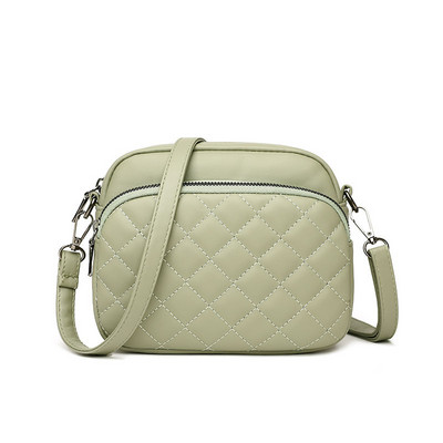 Diamond Lattice naiste õlakott Täisvärviline PU-nahast Crossbody kott Moebrändi käekott ja rahakotid Mobiiltelefoni kott