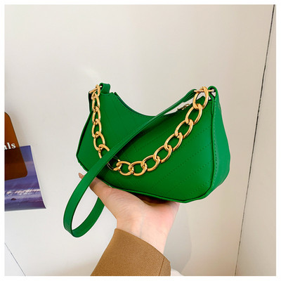 Női válltáska Retro kockás hónaljtáskák Láncpánt Cipzár Alkalmi tervező Mini kézitáskák Válltáska Női válltáska