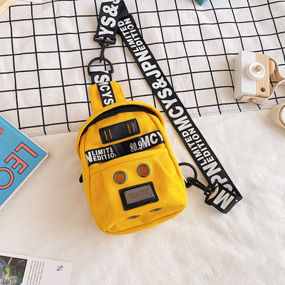 Cute Little Chest Pack 2022 Νέα δικτυωτή κόκκινη ευέλικτη τσάντα στήθους από καμβά Messenger Ins Μοντέρνα δροσερή γυναικεία φοιτητική τσάντα ώμου