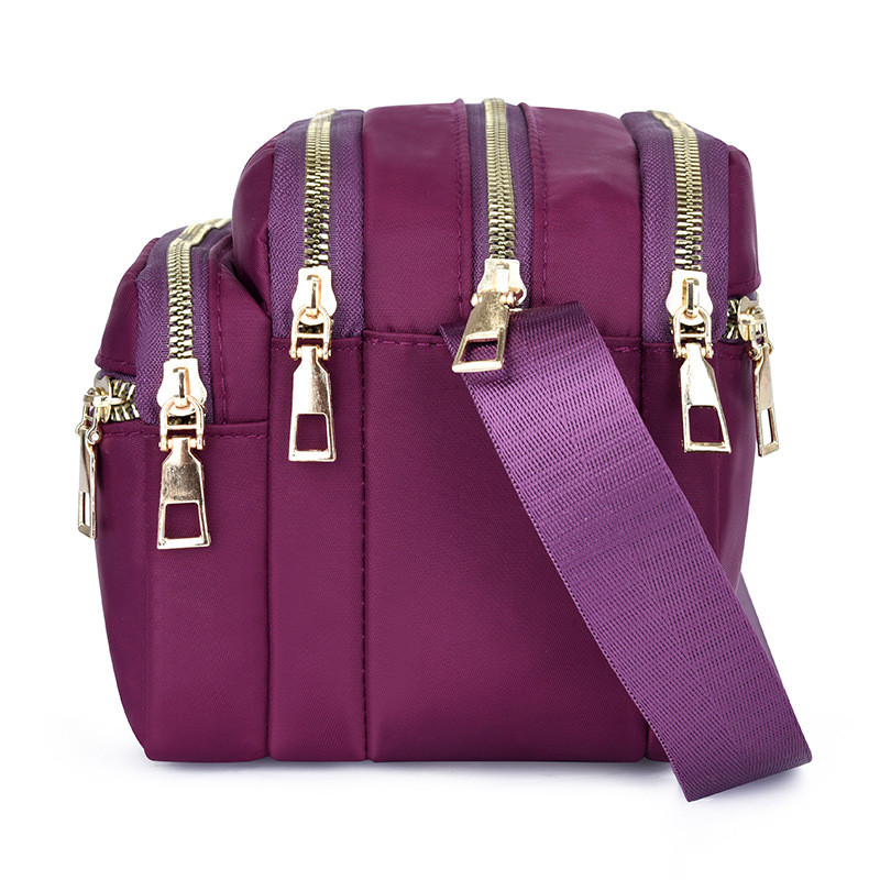 Γυναικεία τσάντα αδιάβροχη Oxford Πανί Κορέα Japan Shoulder Casual Crossbody Τσάντα Messenger Τηλέφωνο Nylon Moblie Πολυεπίπεδο Διαστημικό τσαντάκι