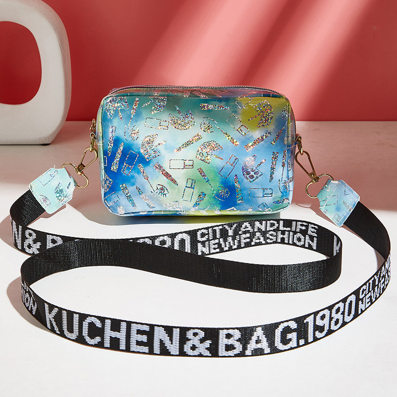 Női kis kézitáska Táskák Táskák Geometrikus Mintás Női Táska Csomagtartó Kis négyzetes Táska Divat Női Hírvivő Válltáska