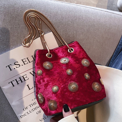 Μίνι τσάντες Snowflake Κομψή τσάντα χιαστί χρυσή αλυσίδα Μικρή τσάντα ώμου Γυναικεία τσάντα αγορών