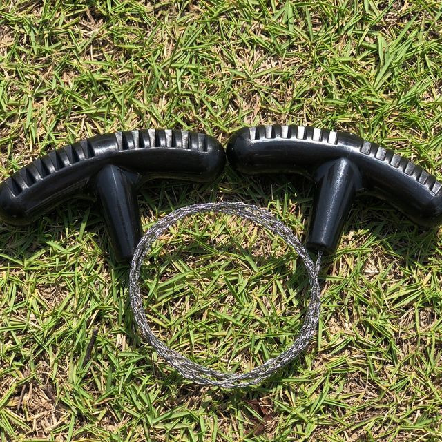 Manuāls rokas tērauda trošu ķēdes zāģis Praktisks pārnēsājams avārijas izdzīvošanas rīks Tērauda stiepļu komplekti Ceļojuma instrumenti Āra kempings Pārgājieni