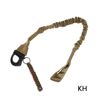 SINAIRSOFT kültéri taktikai 55 cm-es állítható biztonsági kötél heveder többfunkciós heveder Nylon öv vadászat túlélő készlet mentő heveder