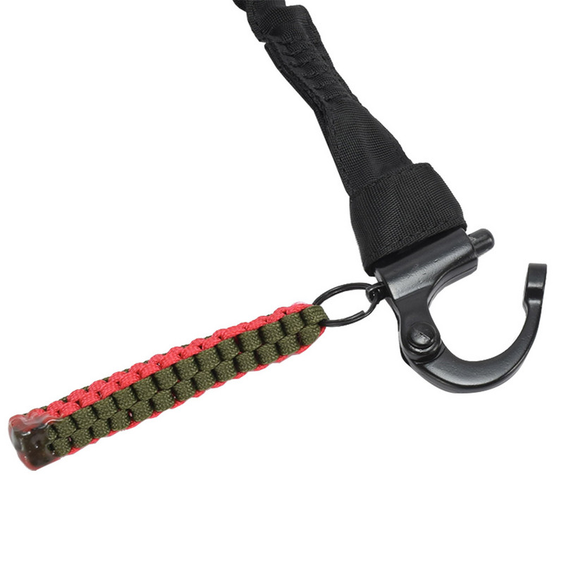 SINAIRSOFT kültéri taktikai 55 cm-es állítható biztonsági kötél heveder többfunkciós heveder Nylon öv vadászat túlélő készlet mentő heveder