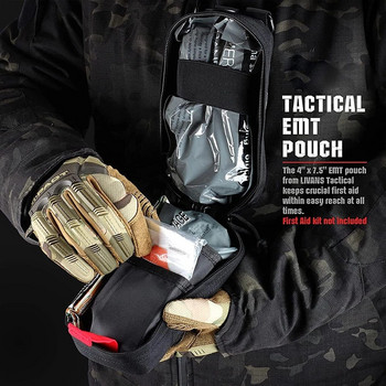Комплект за първа помощ Медицинска EDC торбичка Тактическа MOLLE Външна медицинска чанта Турникет Ножици Поясна чанта Военна вентилаторна тактическа чанта