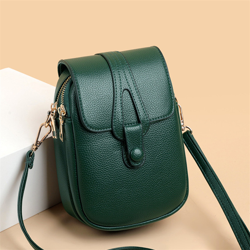 Άνοιξη Καλοκαίρι Γυναικεία χιαστί τσάντα ώμου κινητού τηλεφώνου Κάλυμμα PU Δερμάτινη γυναικεία τσάντα ώμου