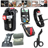 Tactical Molle Medical EDC Pouch EMT Emergency Bandage Tourniquet Scissors IFAK Hunting Kit Πρώτων Βοηθειών Τσάντα επιβίωσης Military Pack