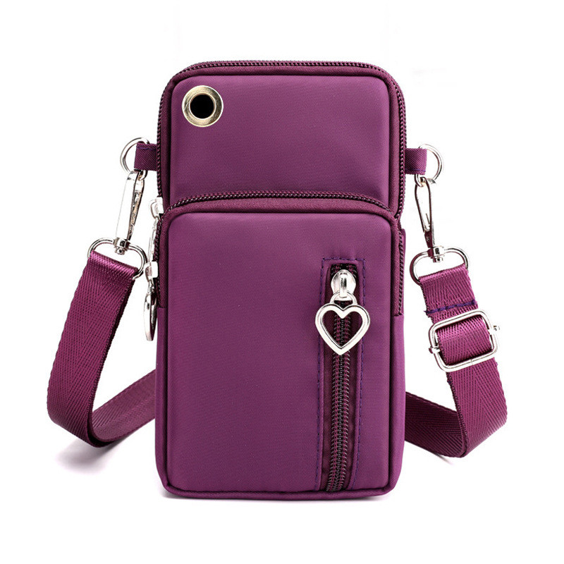 Χονδρική Γυναίκα Μικρή τσάντα ώμου Χαριτωμένο κορίτσι κινητό τηλέφωνο Γλυκό κλειδί αποθήκευσης κέρματος Organizer Crossbody Messenger Designer θήκη μέσης