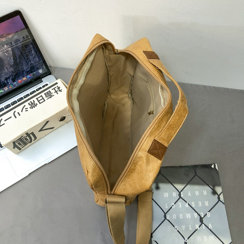 Vintage kraftpapīra plecu somas sievietēm ar atloku šķērsām soma somiņa Ikdienas vēstneša soma rokassomu soma