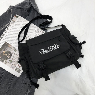 Γυναικεία τσάντα Messenger ώμου Γυναικεία νάιλον τσάντα Ευέλικτη τσάντα ταχυδρόμων Φοιτητικό στυλ υψηλής χωρητικότητας Πακέτο εργαλείων ώμου