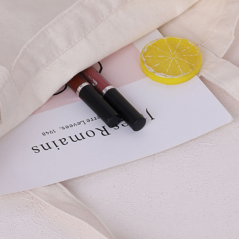 Γράμματα πεταλούδας τυπωμένες τσάντες αγορών Γυναικείες τσάντες ώμου από βαμβακερό καμβά Γυναικείες οικολογικές επαναχρησιμοποιούμενες τσάντες παντοπωλείου