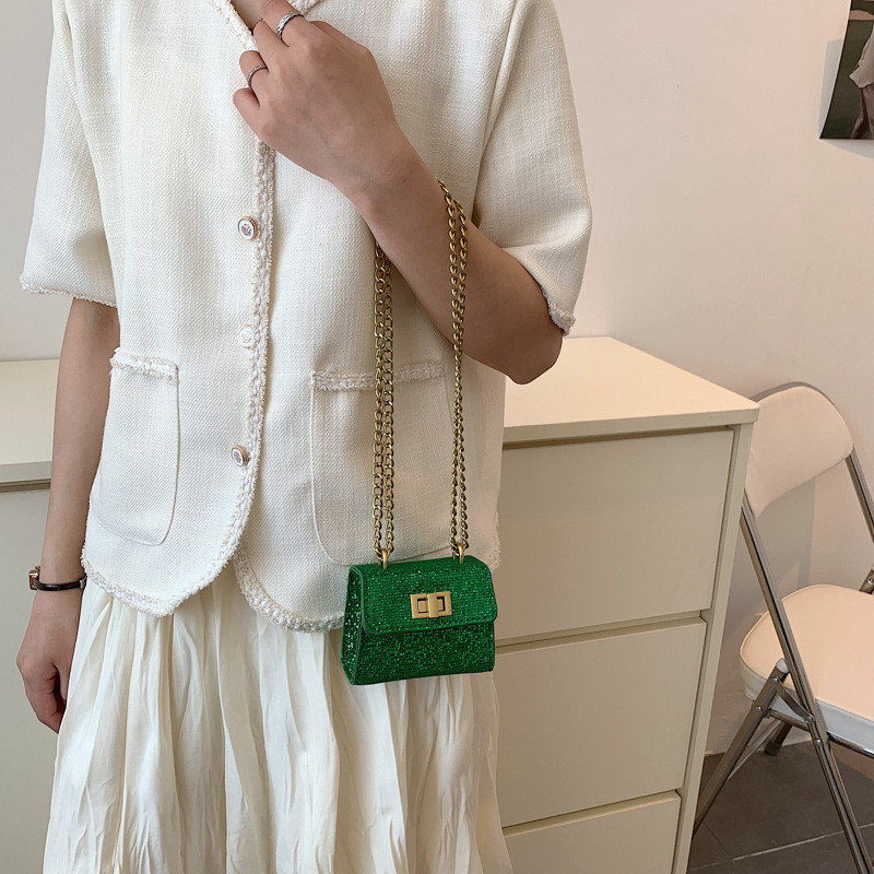 Geantă Mic Messenger pentru Femei Tendință Femeie Mini portofel cu lanț Geanta de umăr Doamnelor Paiete de modă Genți Crossbody Genți de mână B455