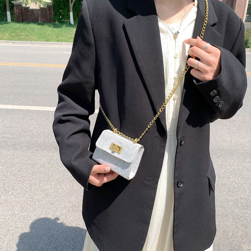 Geantă Mic Messenger pentru Femei Tendință Femeie Mini portofel cu lanț Geanta de umăr Doamnelor Paiete de modă Genți Crossbody Genți de mână B455