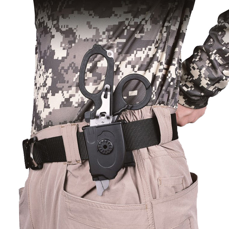 1 бр. Външна аварийна сгъваема ножница за ножици за Leatherman Raptor Лека практична ножница за ножици