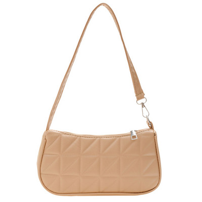 Γυναικείες τσάντες Trend 2022 Τσάντα ώμου μασχάλης με ανάγλυφο γεωμετρικό μοτίβο PU δέρμα πούλι Γυναικείες μονόχρωμες τσάντες τσάντες τσάντες