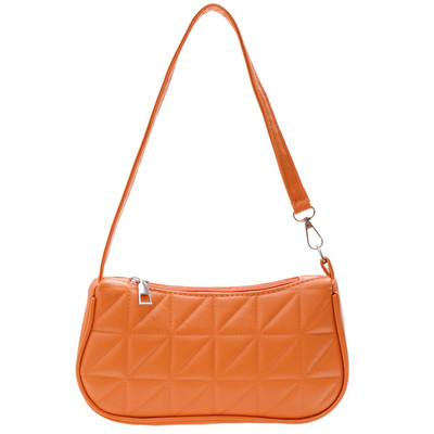 Γυναικείες τσάντες Trend 2022 Τσάντα ώμου μασχάλης με ανάγλυφο γεωμετρικό μοτίβο PU δέρμα πούλι Γυναικείες μονόχρωμες τσάντες τσάντες τσάντες