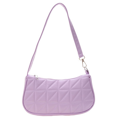 Γυναικείες τσάντες Trend 2022 Τσάντα ώμου μασχάλης με ανάγλυφο γεωμετρικό μοτίβο PU δέρμα πούλι Γυναικείες μονόχρωμες τσάντες τσάντες τσάντες