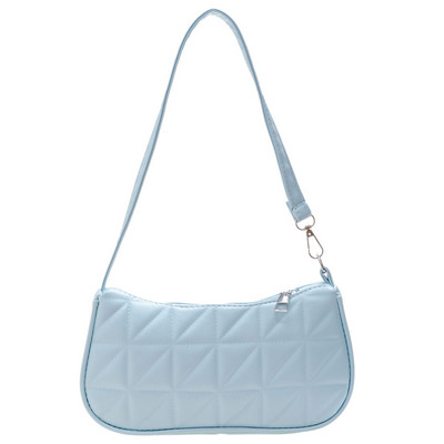 Γυναικείες τσάντες Trend 2022 Τσάντα ώμου μασχάλης με ανάγλυφο γεωμετρικό μοτίβο PU δέρμα πούλι Γυναικείες μονόχρωμες τσάντες τσάντες τσάντες