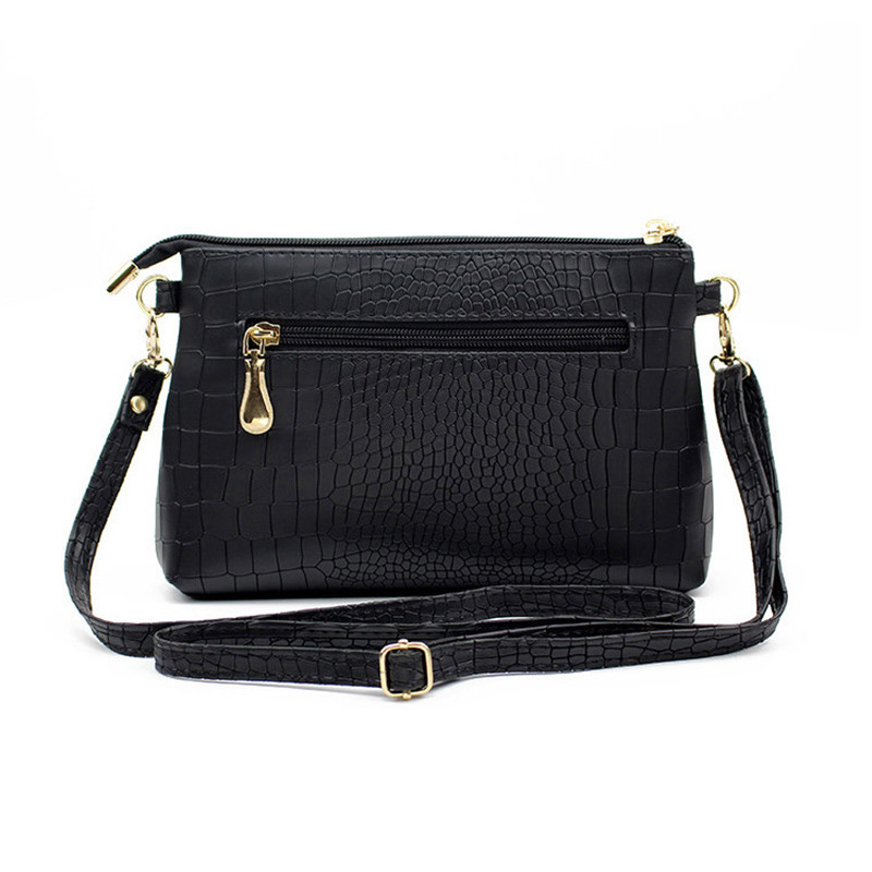 Fashion τσάντες ώμου με μοτίβο αλιγάτορα για γυναίκες δερμάτινη τσάντα PU Μικρό πορτοφόλι τηλέφωνο Πακέτο χιαστί