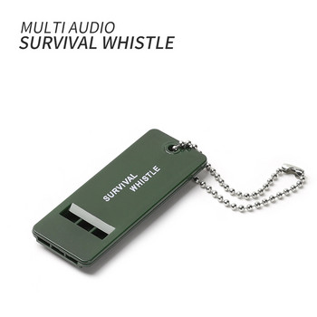 1/3/5Pcs Whistle High Decibel Survival Φορητό Υπαίθριο Πολλαπλό Ήχο Σφυρίχτρα Κάμπινγκ Αξεσουάρ πεζοπορίας έκτακτης ανάγκης edc Εργαλείο