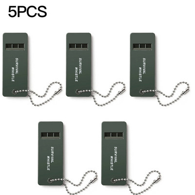 1/3/5Pcs Whistle High Decibel Survival Φορητό Υπαίθριο Πολλαπλό Ήχο Σφυρίχτρα Κάμπινγκ Αξεσουάρ πεζοπορίας έκτακτης ανάγκης edc Εργαλείο