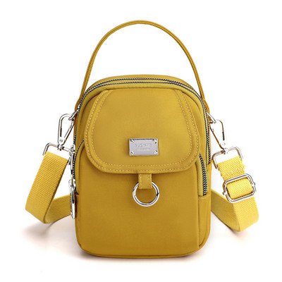 Γυναικεία Μονή Τσάντα ώμου Μόδα Τσάντα Υψηλής ποιότητας ανθεκτικό ύφασμα Γυναικεία μίνι τσάντα τηλεφώνου Τσάντα με φερμουάρ Τσάντα χιαστί Νέα