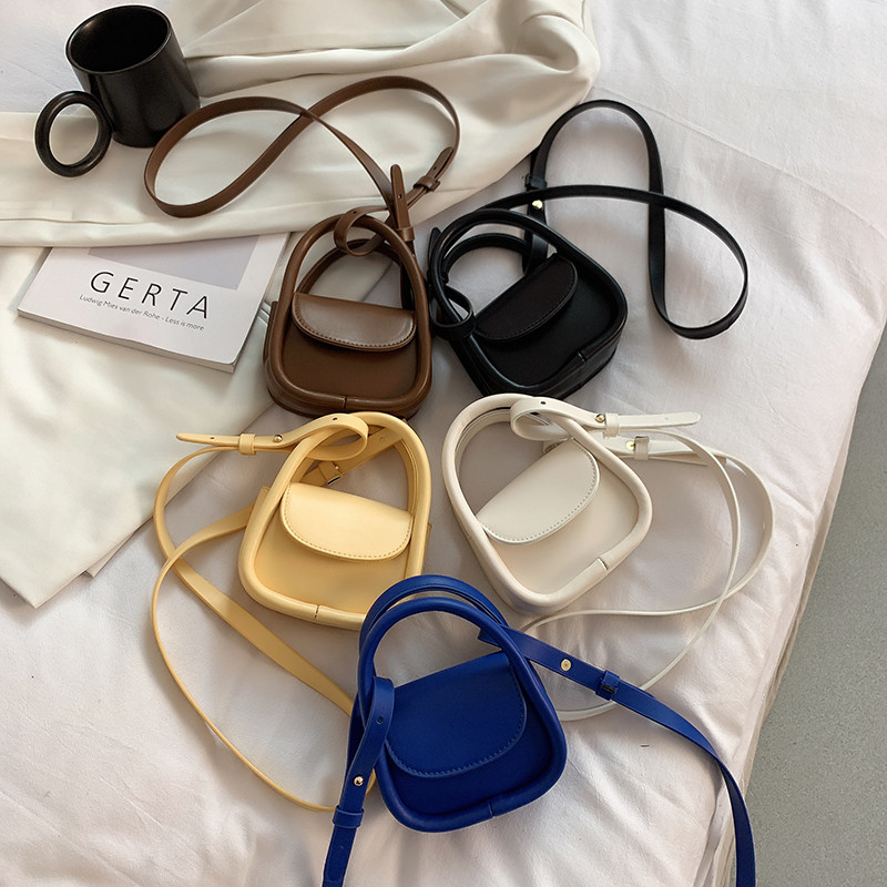 Μίνι τσάντες χιαστί για γυναίκες μονόχρωμες δερμάτινες χαριτωμένο πορτοφόλι ώμου Καθημερινή τσάντα τηλεφώνου Messenger για κορίτσια Πορτοφόλια Clutches Top Handle