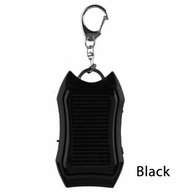 HOT φορητός ηλιακός φορτιστής μπαταρίας με φακό 3 LED και μπρελόκ 1200amh Mobile Power Rechargeable Power Bank για κινητό τηλέφωνο