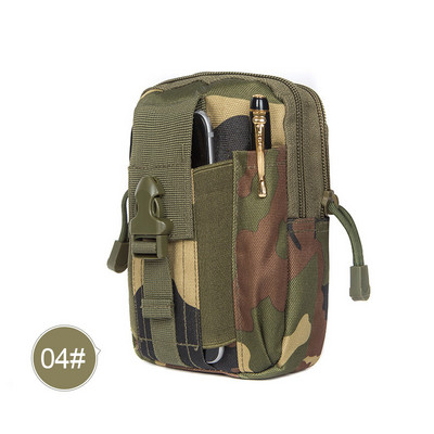 Tactical Military Waist Bag Edc Bag Ανδρική θήκη για τηλέφωνο για τρέξιμο Camo Εργαλείο επιβίωσης κυνηγιού EDC Molle Pouch για υπαίθρια σπορ