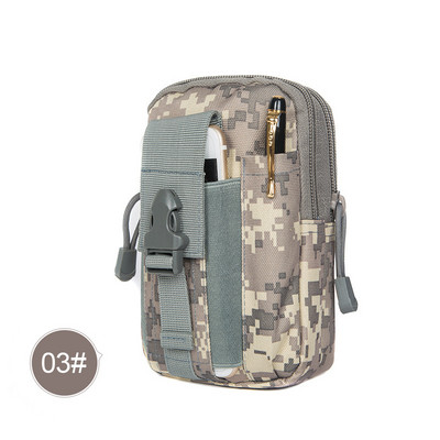 Tactical Military Waist Bag Edc Bag Ανδρική θήκη για τηλέφωνο για τρέξιμο Camo Εργαλείο επιβίωσης κυνηγιού EDC Molle Pouch για υπαίθρια σπορ