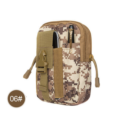 Tactical Military Waist Bag Edc Bag Ανδρική θήκη για τηλέφωνο για τρέξιμο Camo Εργαλείο επιβίωσης κυνηγιού EDC Molle Pouch για υπαίθρια σπορ