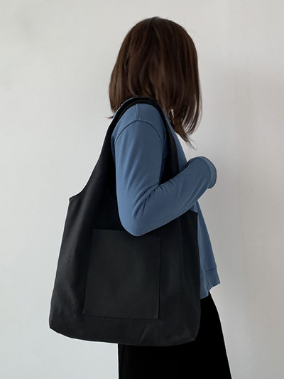 Καμβάς τσάντα αγορών για γυναικεία τσάντα ώμου μεγάλης χωρητικότητας Fashion Shopper Γυναικεία τσάντα Casual Messenger Τσάντες Καλοκαίρι