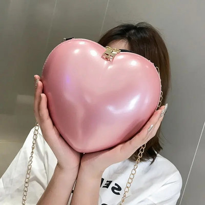 Heart Love Mood Tõmblukud Naiste käekotid Rahakotid Kett Naiste Õlakotid Tasuta kohaletoimetamine