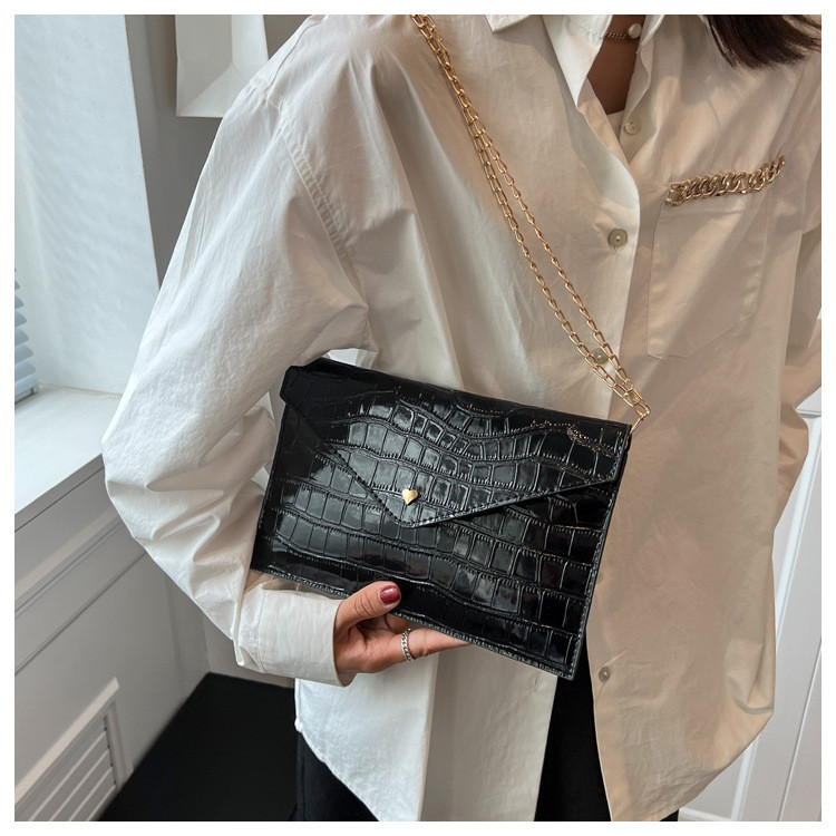 Naiste suvine õlakott New Style Korea Messenger Bag Käekott Kuldne ja hõbedane pandlaga Mitmekülgne õlakott B499