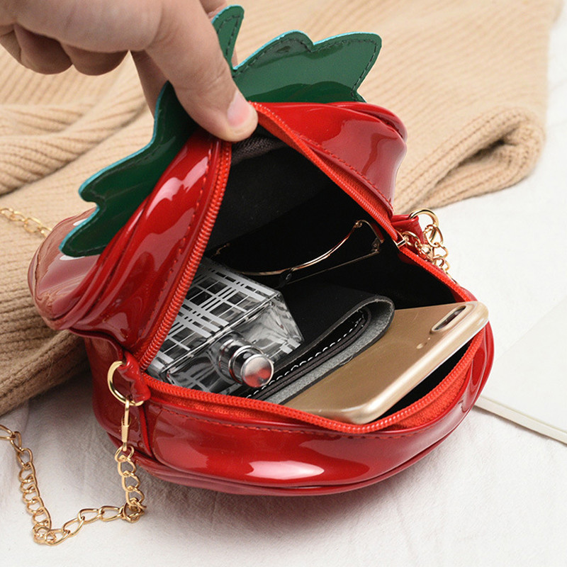 Genți Pu pentru femei Genți drăguțe pentru doamne Mini genți personalizate cu căpșuni Poșete și genți de mână pentru femei