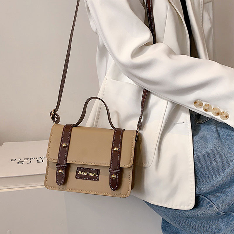 Retro proljetne torbice za žene 2021. Pu kožna torbica na rame Svestrana ženska torbica preko ramena i male četvrtaste torbice Ženska torbica