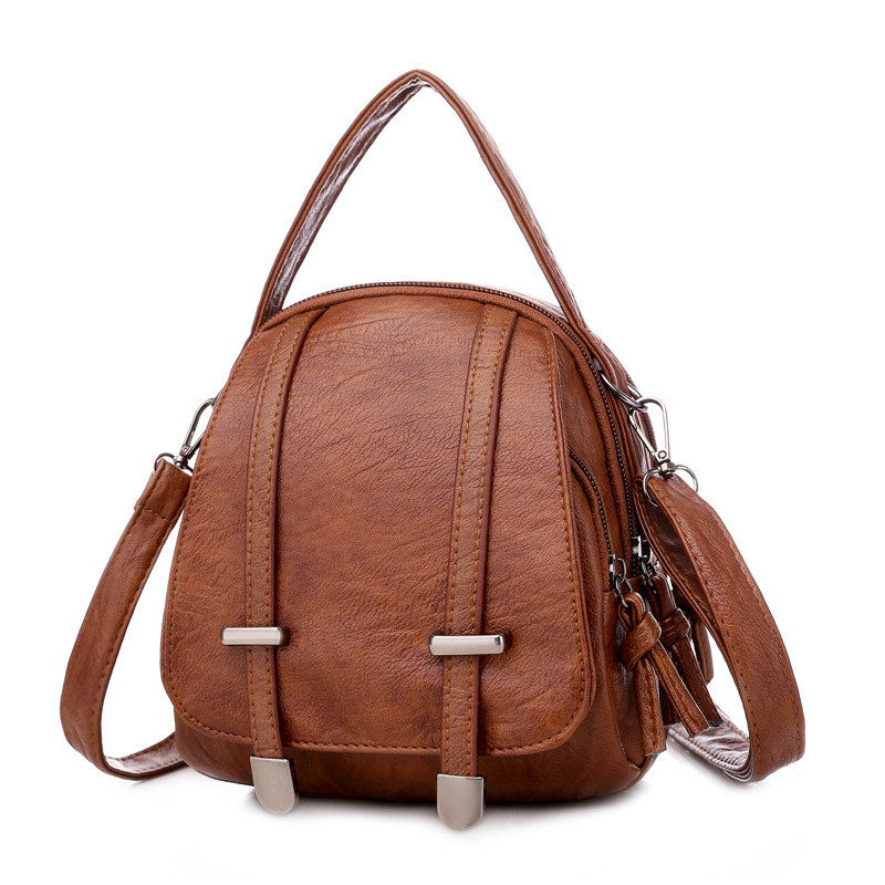 Moodsad vintage Crossbody õlakotid naistele Retro PU-nahast käekott Väike pakk mitme lukuga taskuga rahakott naiste kott