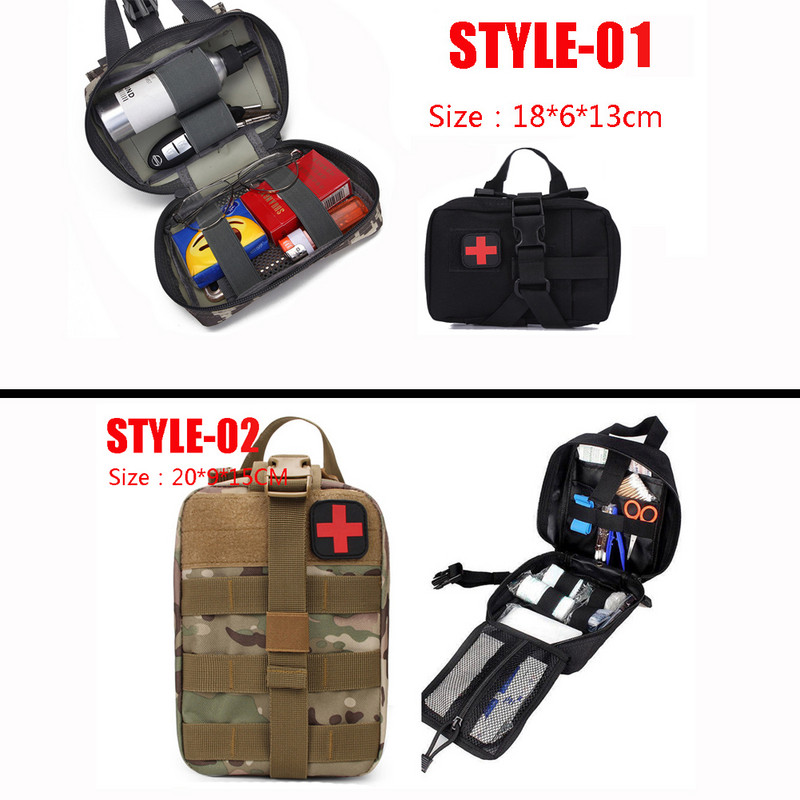 Tactical Molle Kit Πρώτων Βοηθειών Ιατρική τσάντα γρήγορης απελευθέρωσης EDC Θήκη έκτακτης ανάγκης Κάμπινγκ Survival Πακέτο Θήκη τουρνικέ εξωτερικού χώρου