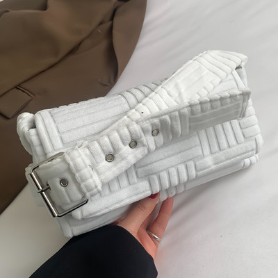 Ležerna ženska torba na rame od samta Umjetničke platnene torbe preko ramena za žene Trend ručne torbe 2023. Luksuzne dizajnerske torbe za dostavu