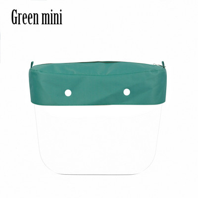 2022 Νέο καθαρό μονόχρωμο ύφασμα μικροϊνών αδιάβροχο διακοσμητικό με φερμουάρ διακόσμηση για Obag For O Bag Classic Mini