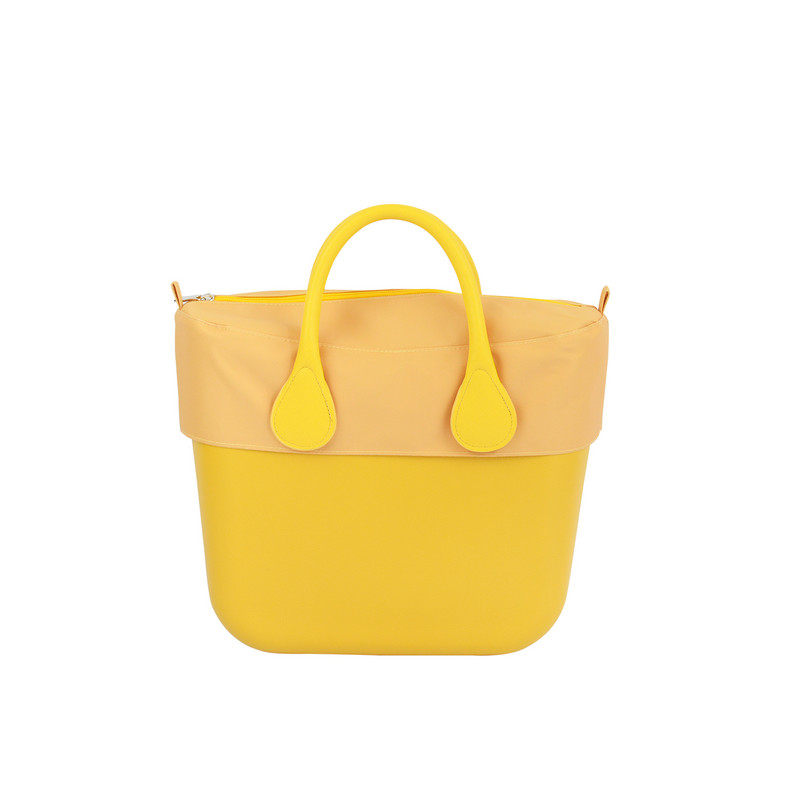 2022 Νέο καθαρό μονόχρωμο ύφασμα μικροϊνών αδιάβροχο διακοσμητικό με φερμουάρ διακόσμηση για Obag For O Bag Classic Mini