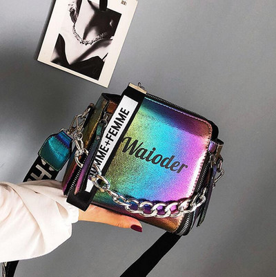 Populară geantă de mână pentru femei de vacanță PU Messenger